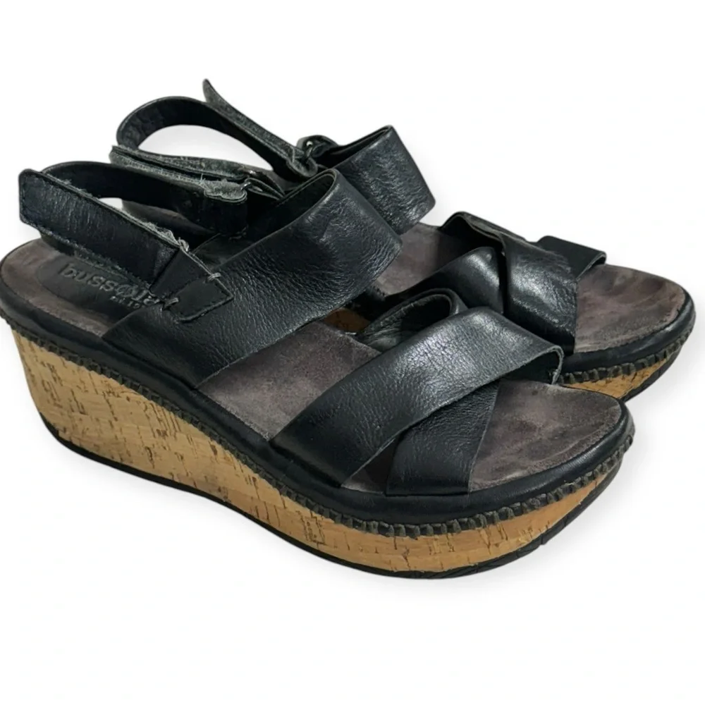 Bussola Women’s Strap Cork Platforms Size 9‎.5